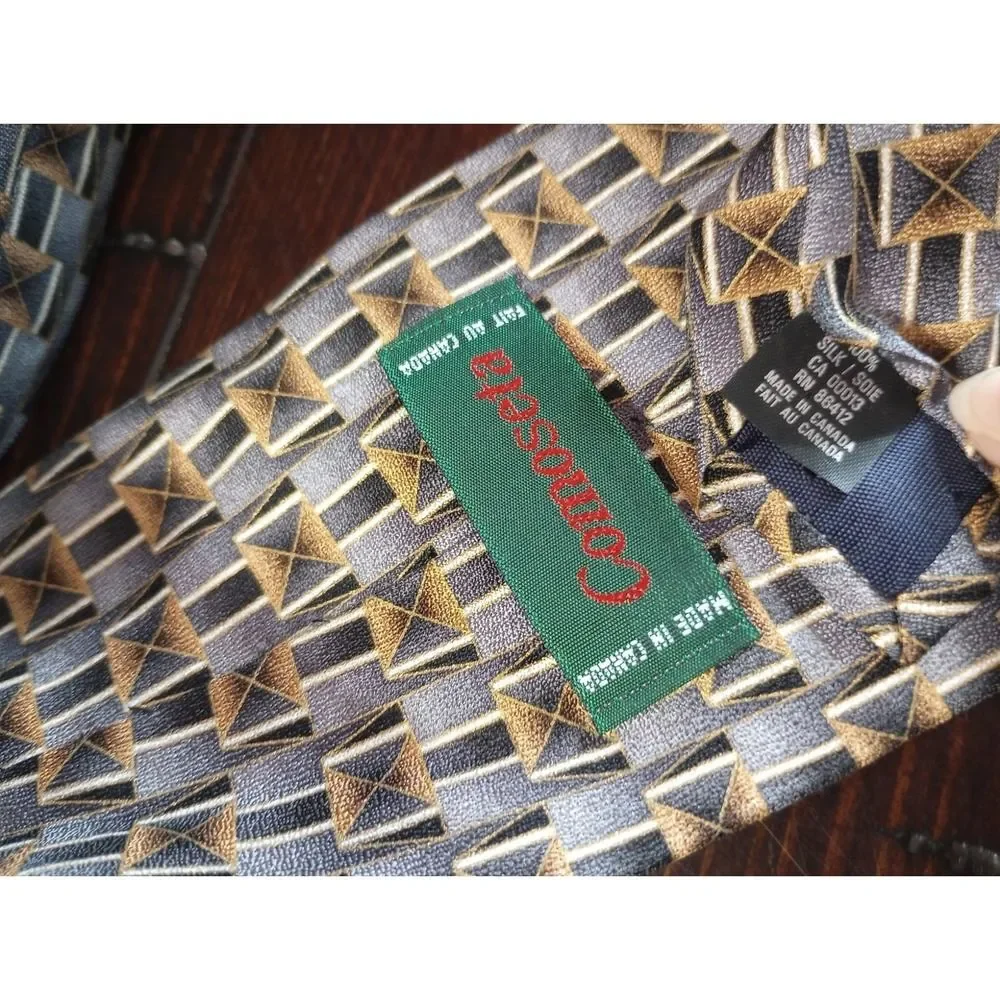 Comoseta 100% Silk Men's Neck‎ Tie